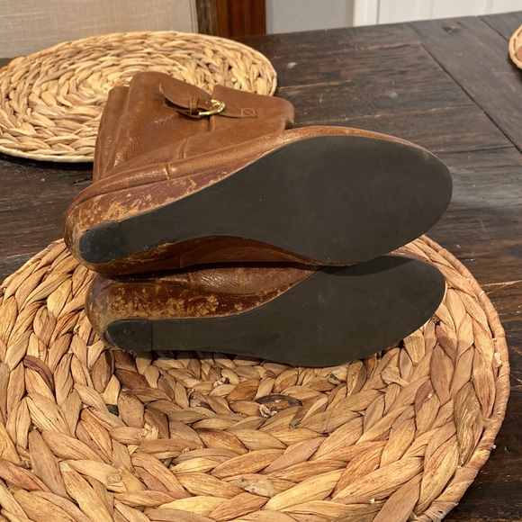 Steve Madden Intyce Boots in Cognac Leather in size 5 - Picture 5 of 7